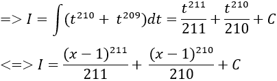 Tìm nguyên hàm của hàm đa thức bằng phương pháp đổi biến số cực hay - Toán lớp 12