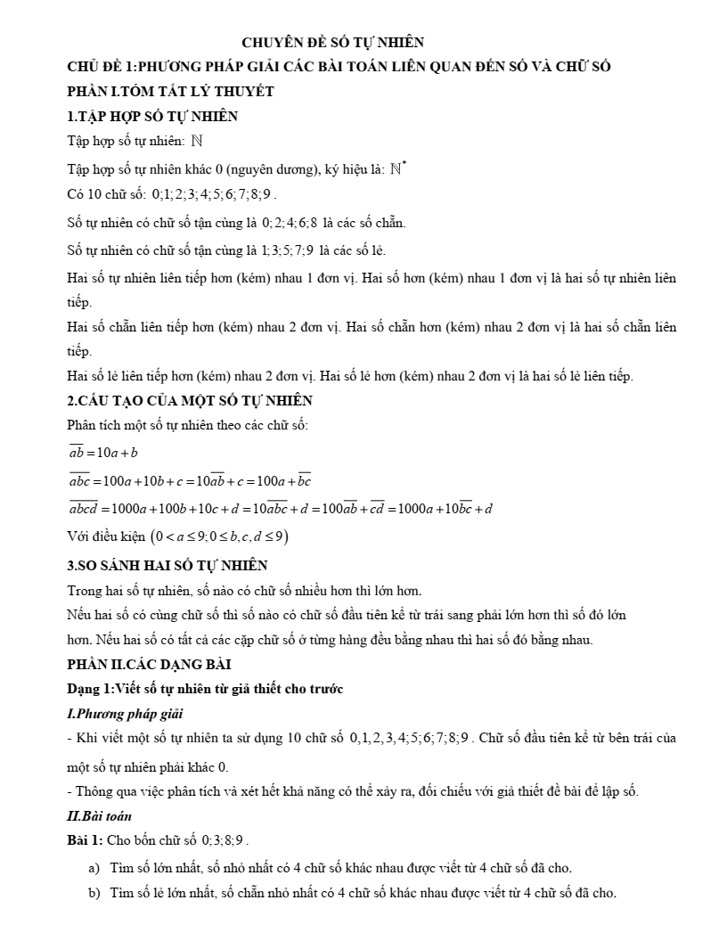 Chuyên đề bài tập bồi dưỡng HSG Toán 6 (có lời giải)