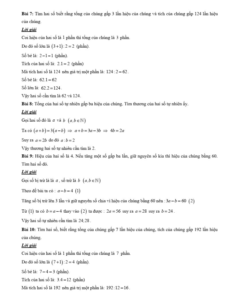 Chuyên đề bài tập bồi dưỡng HSG Toán 6 (có lời giải)