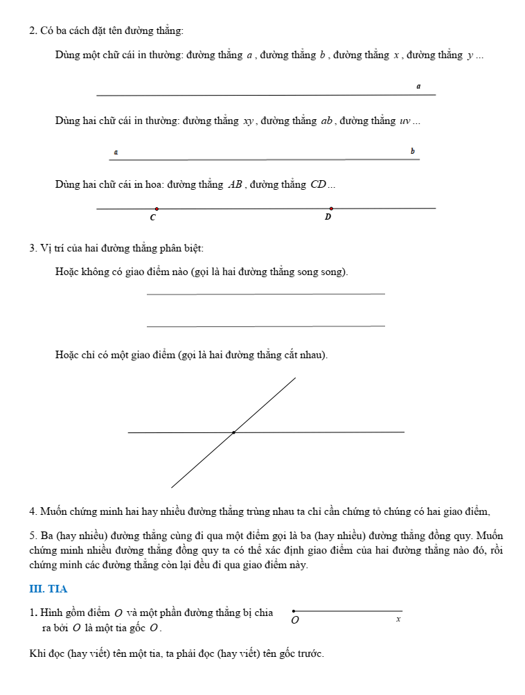 Chuyên đề bồi dưỡng HSG Toán 6 Điểm, đường thẳng, đoạn thẳng (có lời giải)