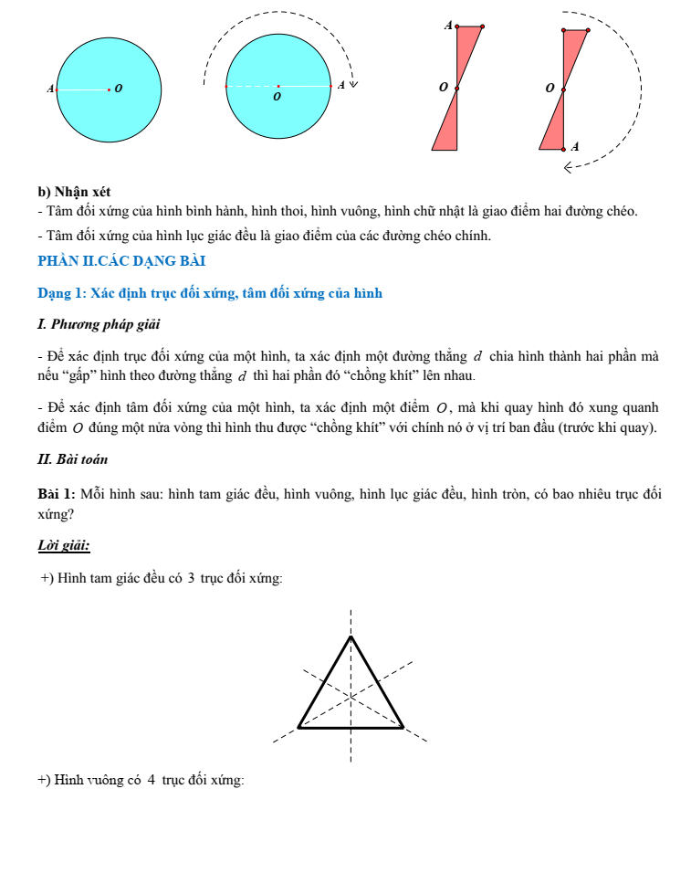 Chuyên đề bồi dưỡng HSG Toán 6 Hình học trực quan (có lời giải)