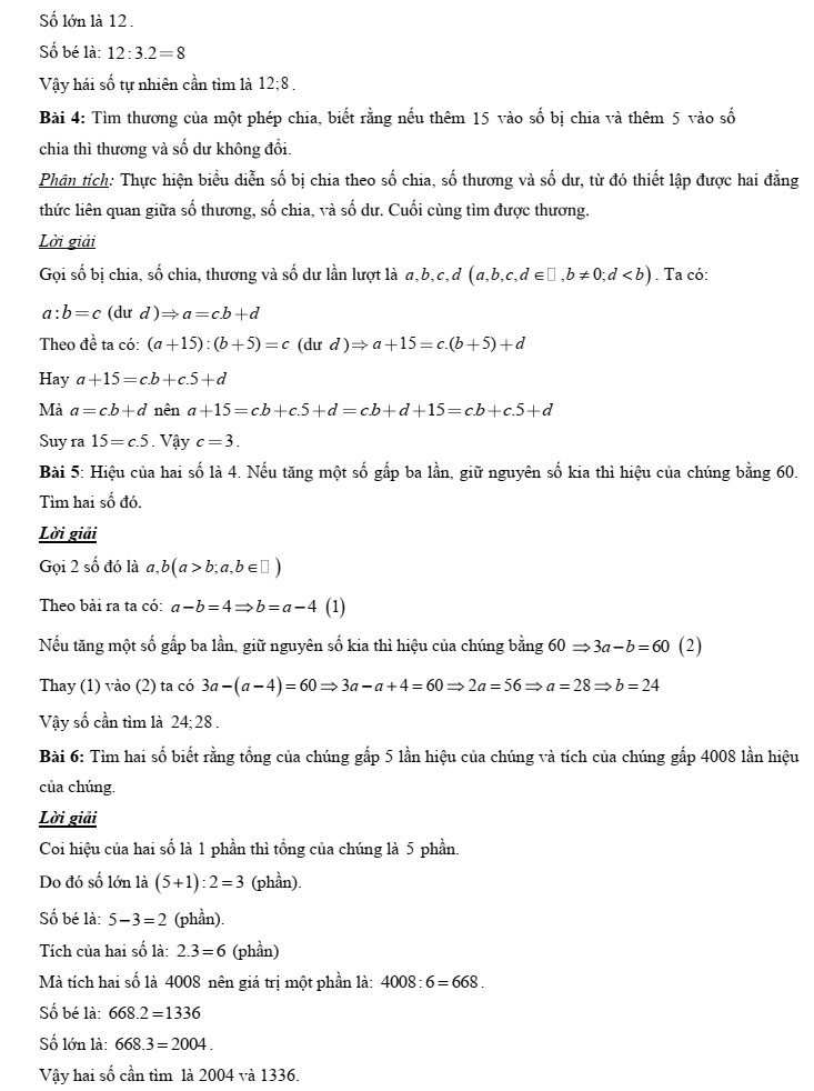 Chuyên đề bồi dưỡng HSG Toán 6 Số tự nhiên (có lời giải)