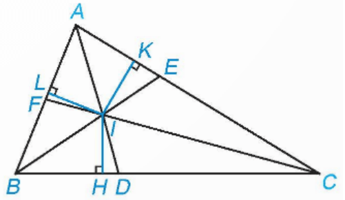 Tính chất của ba đường phân giác trong tam giác lớp 7 (chi tiết nhất)
