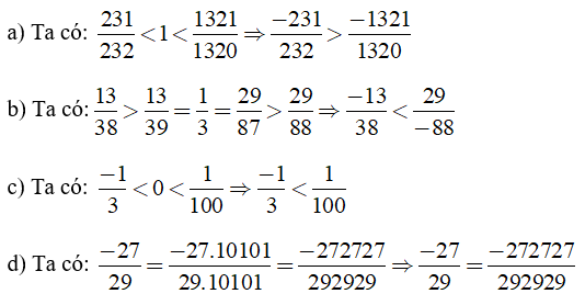 Trắc nghiệm Tập hợp Q các số hữu tỉ - Bài tập Toán lớp 7 chọn lọc có đáp án, lời giải chi tiết