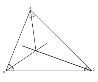 Trắc nghiệm Tính chất ba đường phân giác của tam giác - Bài tập Toán lớp 7 chọn lọc có đáp án, lời giải chi tiết