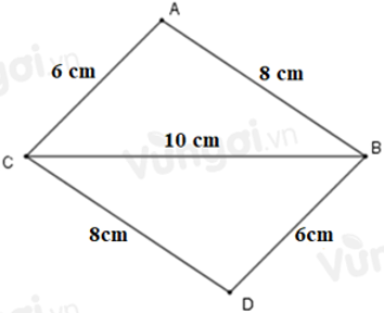 Trắc nghiệm Trường hợp bằng nhau thứ nhất của tam giác: cạnh - cạnh - cạnh (c.c.c)
