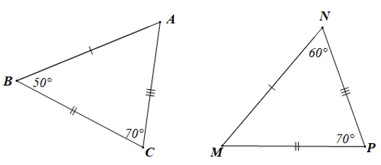 Xác định các cạnh, các góc bằng nhau dựa vào hai tam giác bằng nhau (cách giải + bài tập)