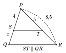 15 Bài tập Định lí Ta-lét trong tam giác lớp 8 (có đáp án)