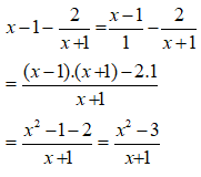 Bài tập: Phép trừ các phân thức đại số | Lý thuyết và Bài tập Toán 8 có đáp án