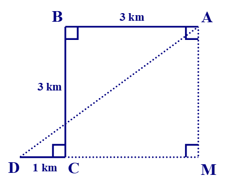 Các Bài toán thực tế về vận dụng định lí Pythagore lớp 8 (cách giải + bài tập)