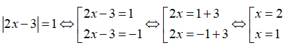 Cách giải phương trình chứa dấu giá trị tuyệt đối |A(x)| = k