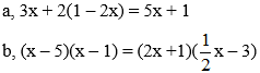 Cách giải phương trình đưa được về dạng ax + b = 0 cực hay, có đáp án