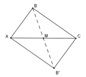Chứng minh hai đoạn thẳng hoặc hai góc bằng nhau sử dụng đối xứng tâm