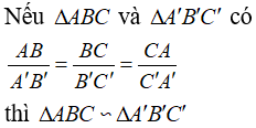 Chứng minh hai tam giác đồng dạng – trường hợp đồng dạng thứ nhất (C-C-C)