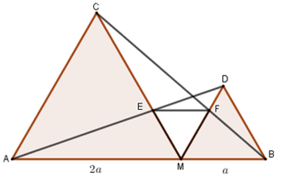 Trắc nghiệm Định lí Ta-lét trong tam giác có đáp án