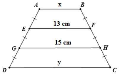 Trắc nghiệm Đường trung bình của tam giác, của hình thang có đáp án