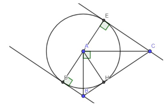 Các dạng toán về tiếp tuyến của đường tròn và cách giải bài tập lớp 9 (hay, chi tiết) (ảnh 1)