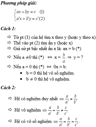 Tính chất của các hệ số trong phương trình bậc hai