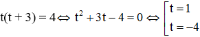 Cách giải phương trình bậc tứ bằng phương pháp bịa đặt t (dạng (x + a)(x + b)(x + c)(x + d) = 0)