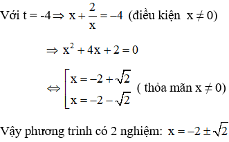 Cách giải phương trình bậc bốn dạng ax^4 + bx^3 + cx^2 ± kbx + k^2a  = 0 - Toán lớp 9