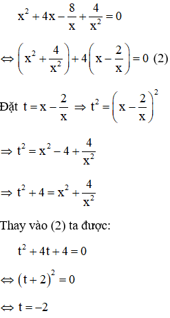 Cách giải phương trình bậc bốn dạng ax^4 + bx^3 + cx^2 ± kbx + k^2a  = 0