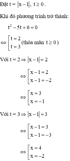 Cách giải phương trình có chứa dấu giá trị tuyệt đối hay, chi tiết - Toán lớp 9