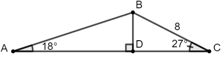 Cách giải tam giác nhọn dựa vào các hệ thức trong tam giác vuông