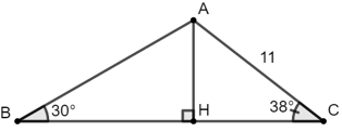 Cách giải tam giác nhọn dựa vào các hệ thức trong tam giác vuông