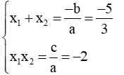 Cách lập phương trình bậc hai khi biết hai nghiệm của phương trình đó