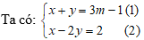 Cách tìm hệ thức liên hệ giữa x và y không phụ thuộc vào m của hệ phương trình - Toán lớp 9