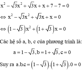 Cách xác định các hệ số a, b, c của phương trình bậc hai một ẩn - Toán lớp 9