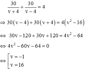 Giải bài toán bằng cách lập phương trình – Dạng toán chuyển động - Toán lớp 9