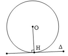 Lý thuyết: Dấu hiệu nhận biết tiếp tuyến của đường tròn - Lý thuyết Toán lớp 9 đầy đủ nhất