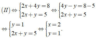 Lý thuyết: Giải hệ phương trình bằng phương pháp cộng đại số - Lý thuyết Toán lớp 9 đầy đủ nhất