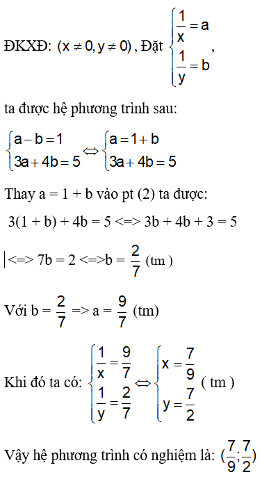 Phương pháp giải hệ phương trình bậc nhất hai ẩn siêu hay, chi tiết - Toán lớp 9