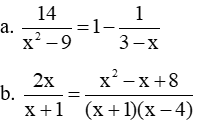 Phương pháp giải phương trình chứa ẩn ở mẫu hay, chi tiết - Toán lớp 9