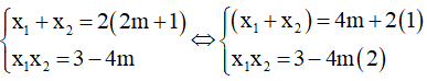 Tìm hệ thức liên hệ giữa hai nghiệm không phụ thuộc vào tham số | Tìm hệ thức liên hệ giữa x1 x2 độc lập với m - Toán lớp 9