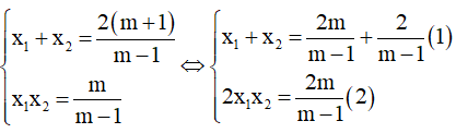 Tìm hệ thức liên hệ giữa hai nghiệm không phụ thuộc vào tham số | Tìm hệ thức liên hệ giữa x1 x2 độc lập với m - Toán lớp 9