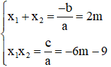 Tìm m để phương trình bậc hai có hai nghiệm cùng dấu, trái dấu - Toán lớp 9