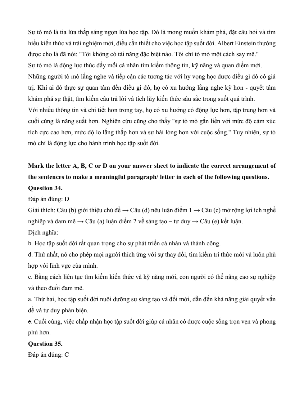 Đề kiểm tra Tiếng Anh 12 Global Success Unit 10 (có lời giải)