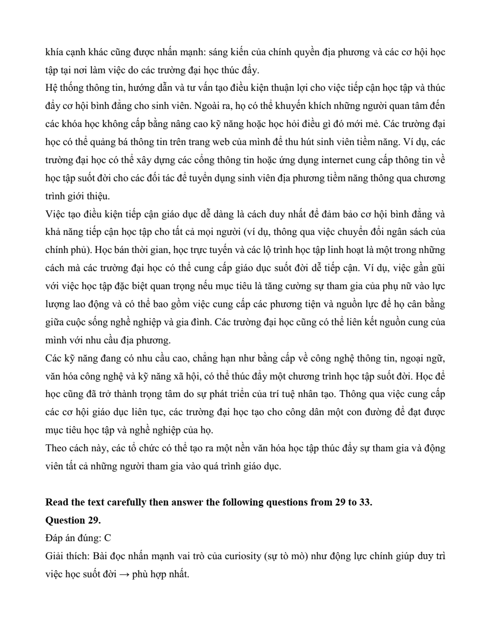 Đề kiểm tra Tiếng Anh 12 Global Success Unit 10 (có lời giải)