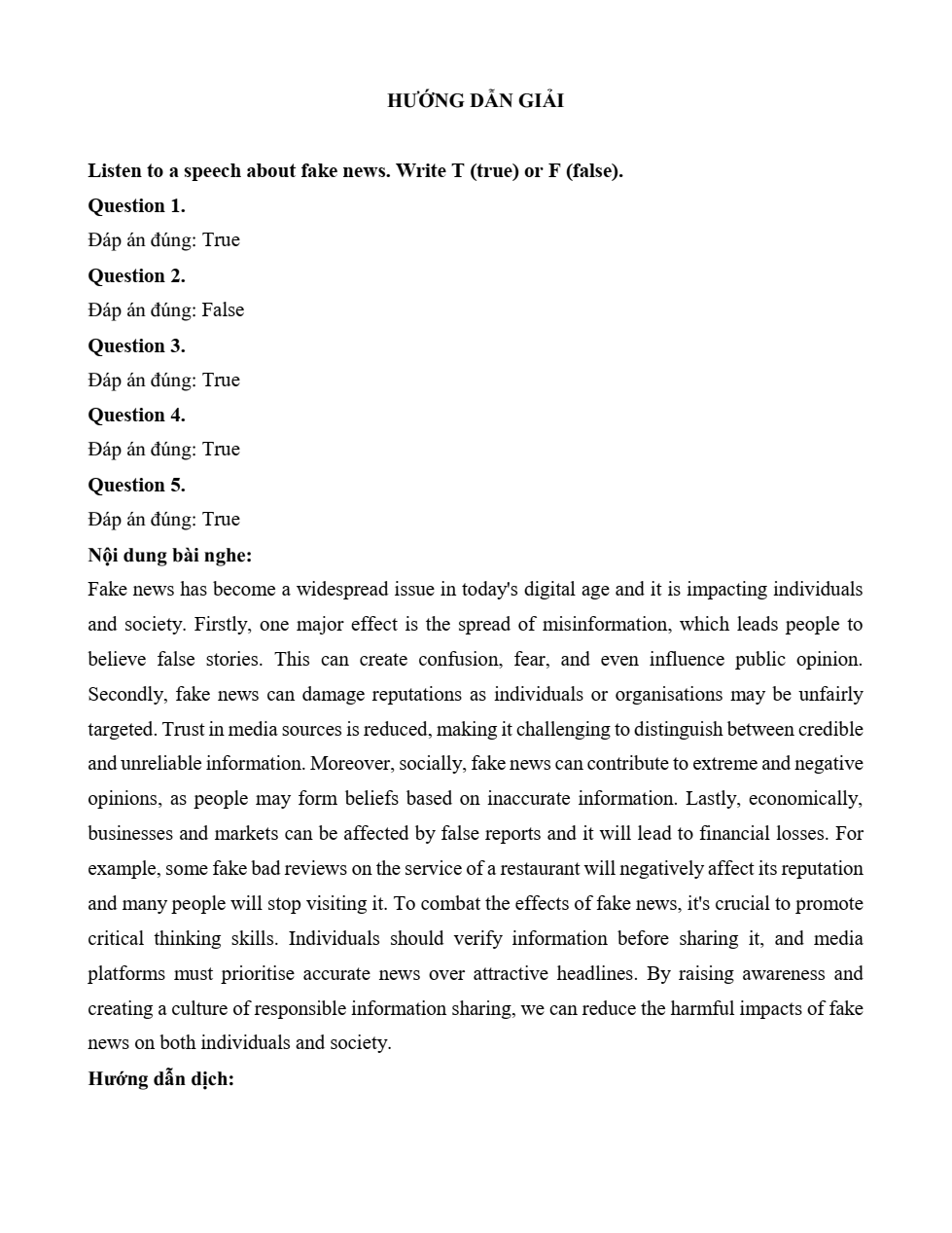 Đề kiểm tra Tiếng Anh 12 Global Success Unit 7 (có lời giải)