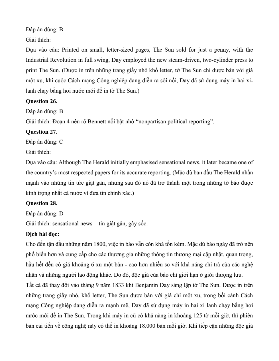 Đề kiểm tra Tiếng Anh 12 Global Success Unit 7 (có lời giải)