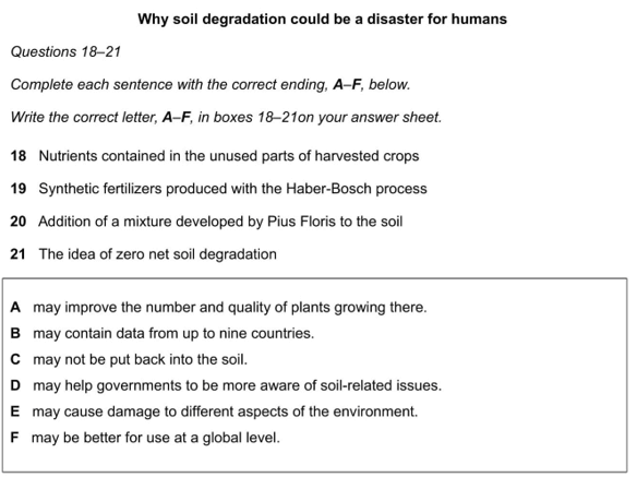 Cách chinh phục dạng Matching Sentence Endings dễ hiểu nhất