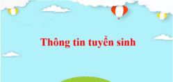 Thông tin tuyển sinh năm 2026