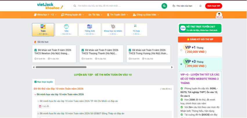 Trường Phổ thông Năng khiếu công bố điểm chuẩn vào lớp 10 năm 2026