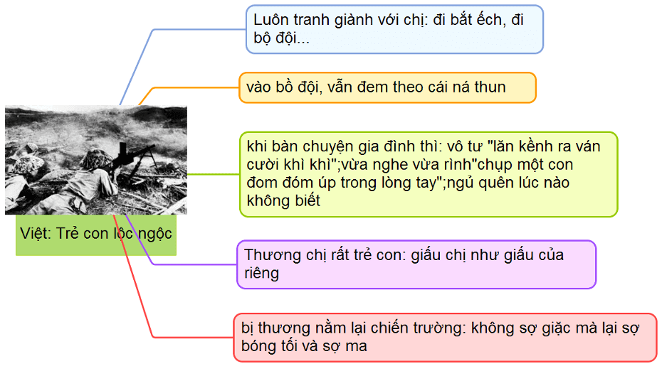 So sánh nhân vật Chiến và Việt trong truyện ngắn Những đứa con trong gia đình