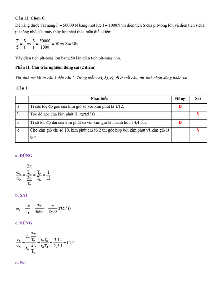 Đề kiểm tra Vật Lí 10 Cánh diều Chủ đề 5 (có lời giải)
