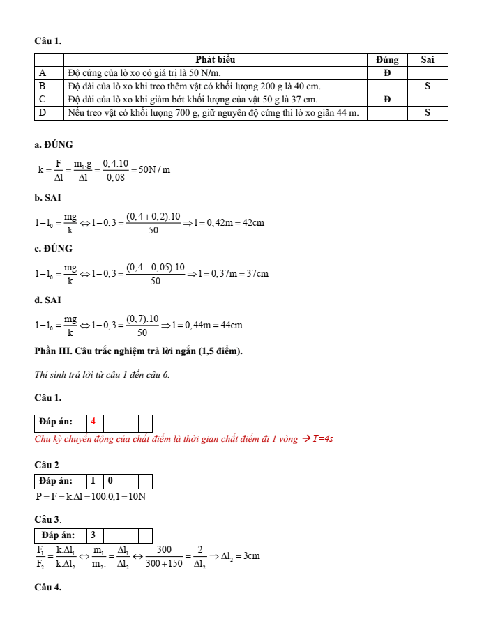 Đề kiểm tra Vật Lí 10 Cánh diều Chủ đề 5 (có lời giải)
