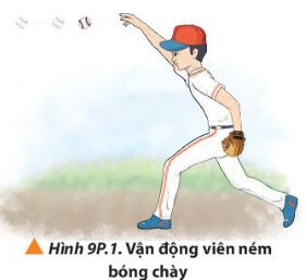 Một vận động viên ném một quả bóng chày với tốc độ 90 km/h từ độ cao 1,75 m